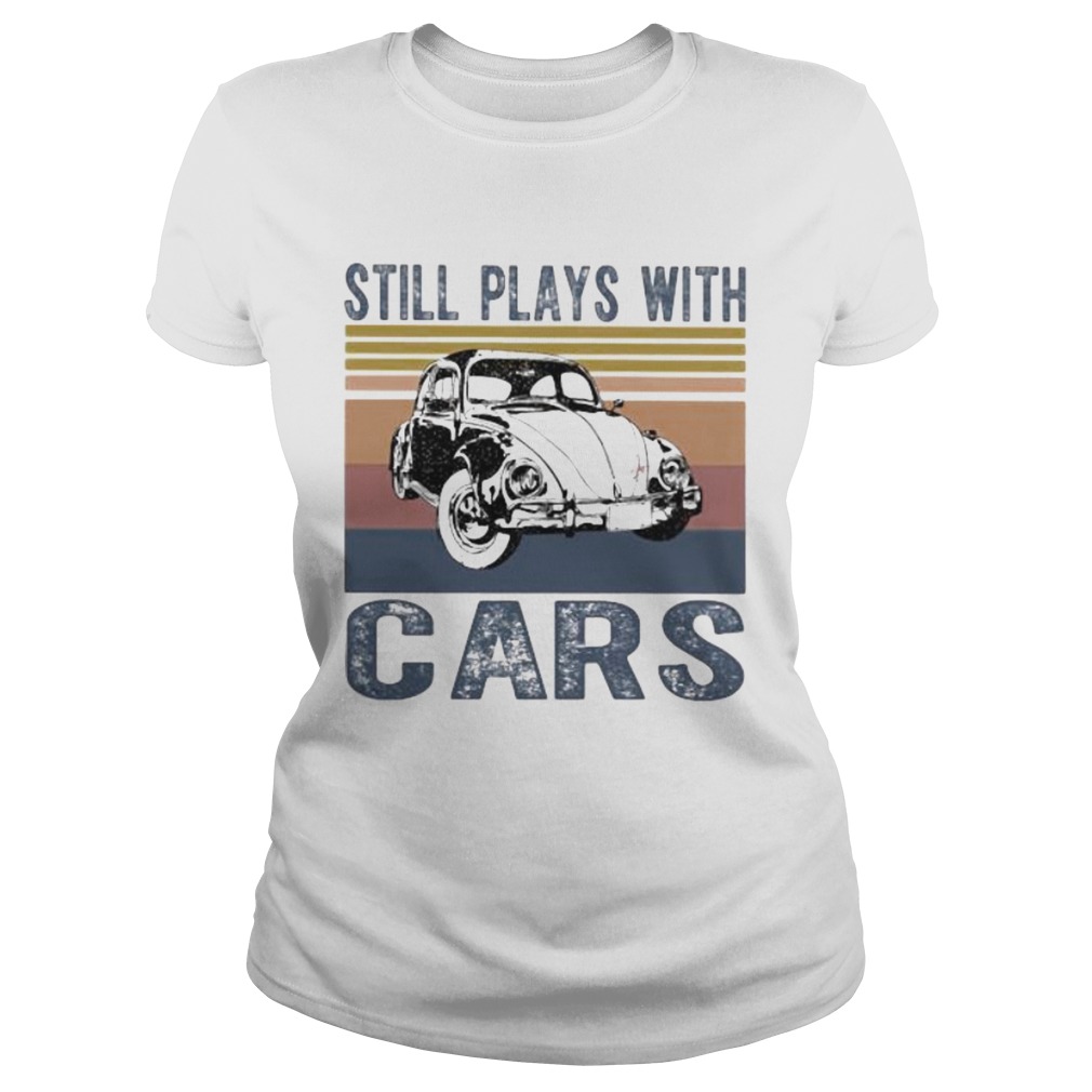 Still plays with cars vintage retro  Classic Ladies