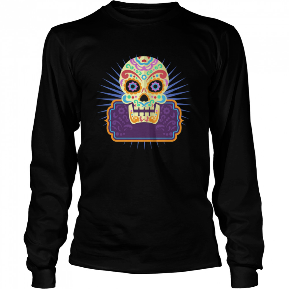 Sugar Skull Dia de los Muertos Horror Retro Youth Kids T-Shirt