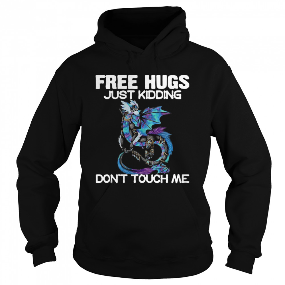 Toothless Face Mask Free Hugs Just Kidding Don’t Touch Me  Unisex Hoodie