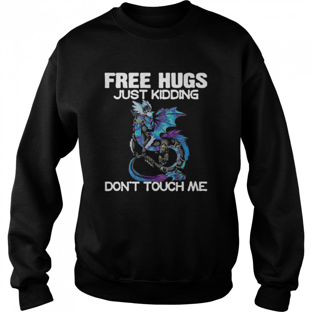 Toothless Face Mask Free Hugs Just Kidding Don’t Touch Me  Unisex Sweatshirt