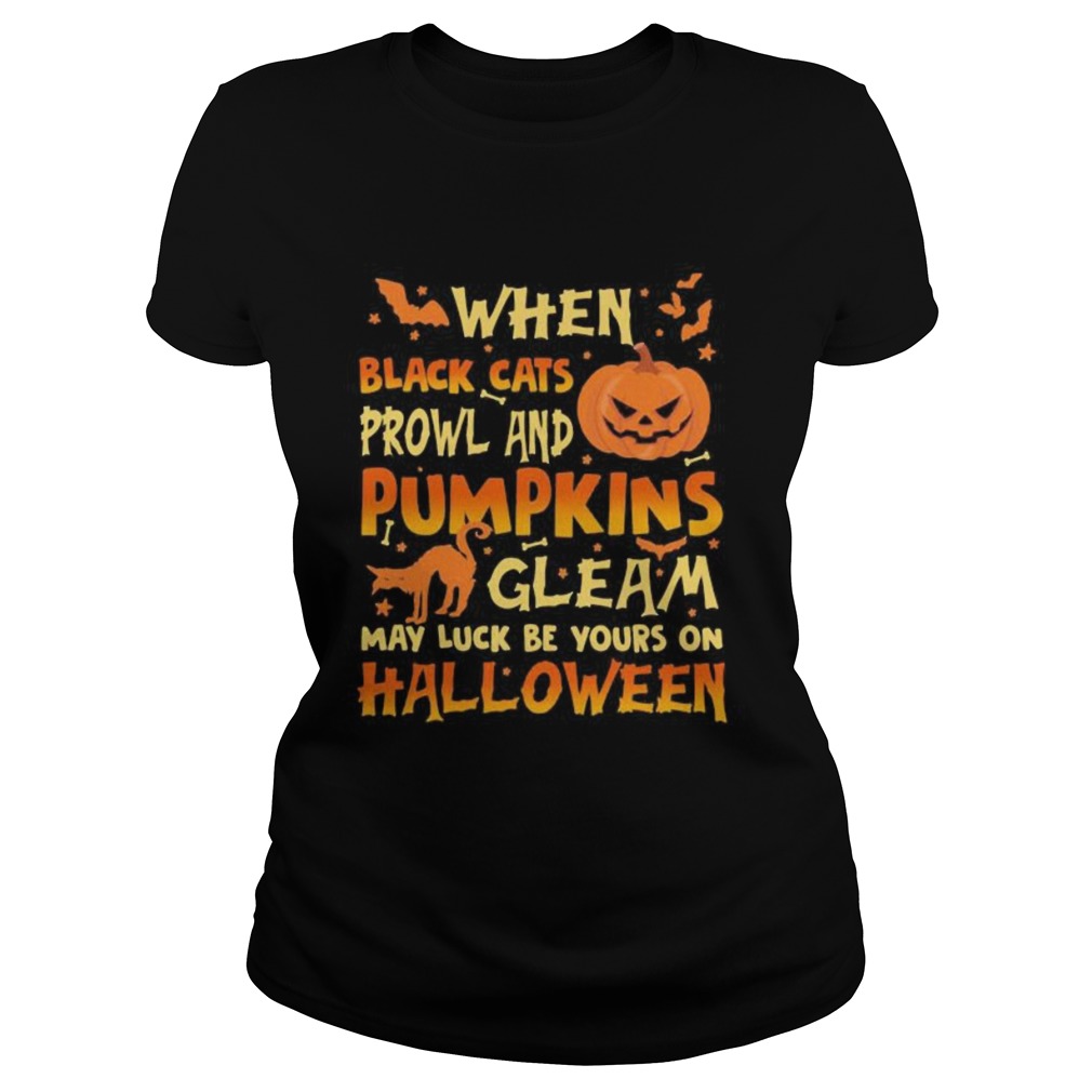 When Black Cats Prowl and Pumpkins Gleam Hoodie
