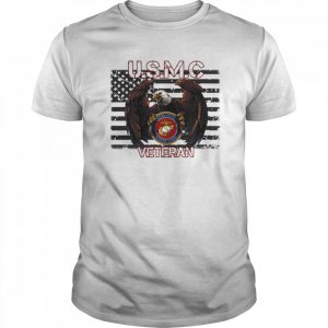 usmc veteran eagle american flag  Classic Men's T-shirt