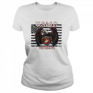 usmc veteran eagle american flag  Classic Women's T-shirt