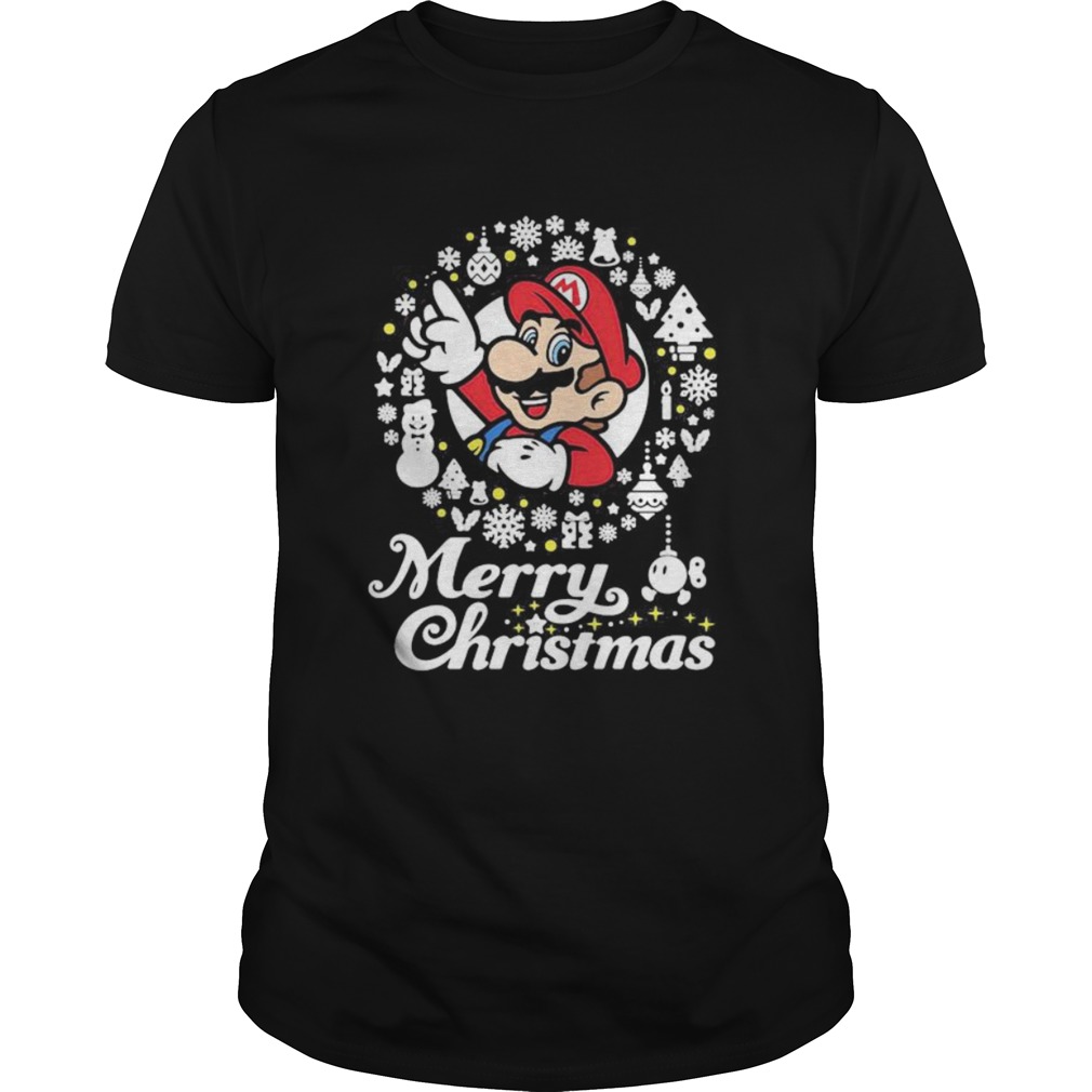Mario ugly merry christmas shirt