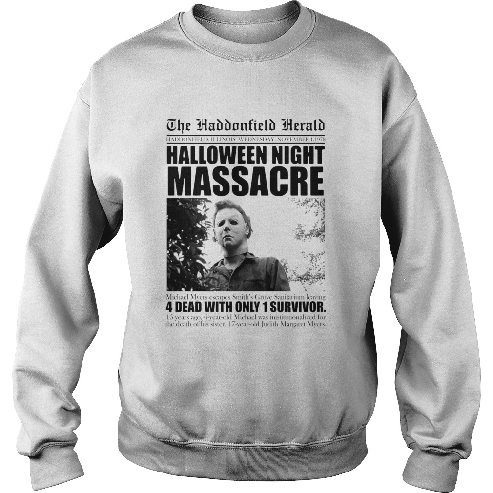 The Haddonfield Herald Michael Myers Sweatshirt