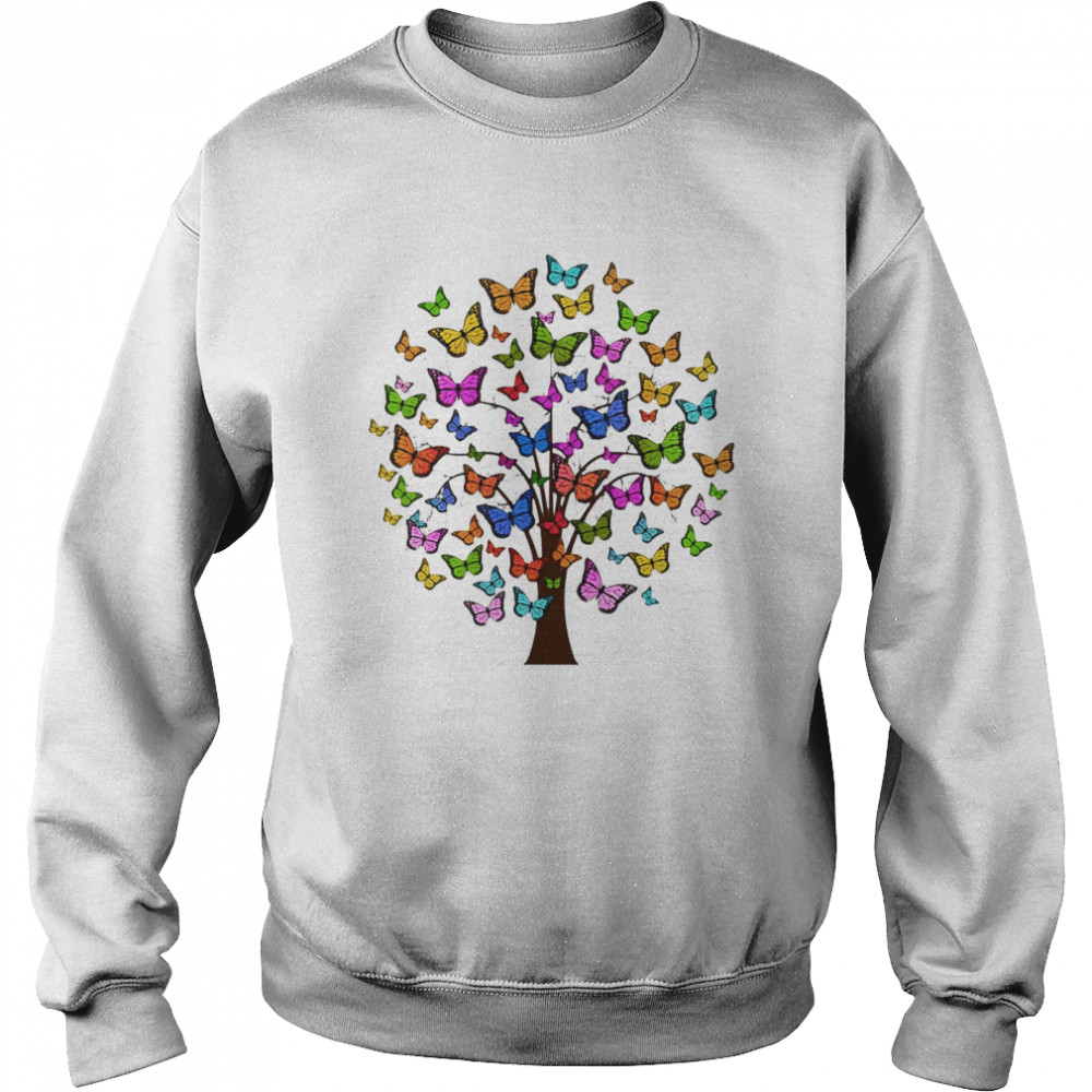 Butterflies In A Tree  Unisex Sweatshirt