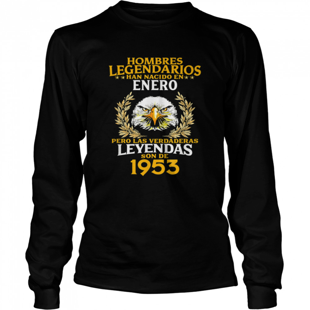 Mens 68th Birthday for Him Cumpleaños 68 Enero  Long Sleeved T-shirt