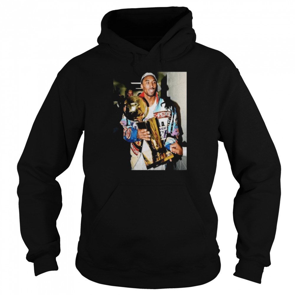 Vintage Kobe Bryant After Winning Title  Unisex Hoodie