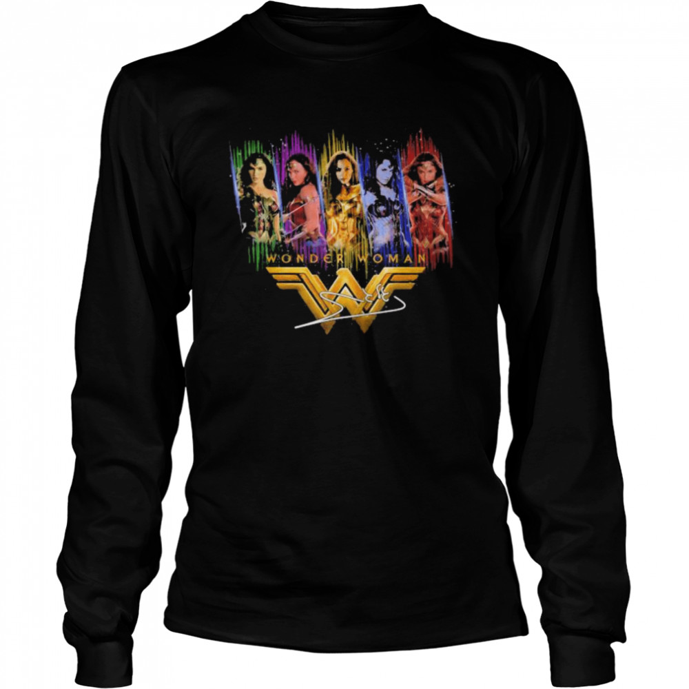 Wonder Woman Movies Signature  Long Sleeved T-shirt