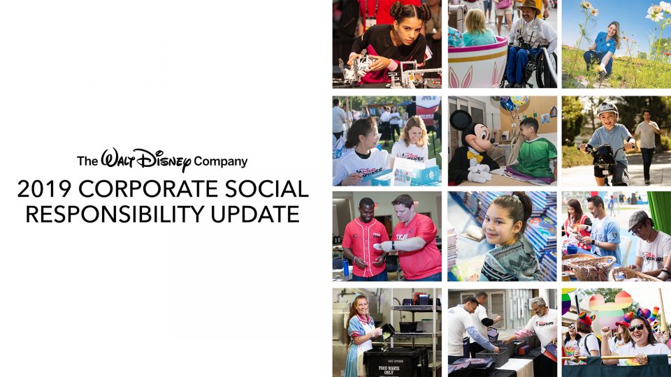Disney Releases 2020 Corporate Social Responsibility Report