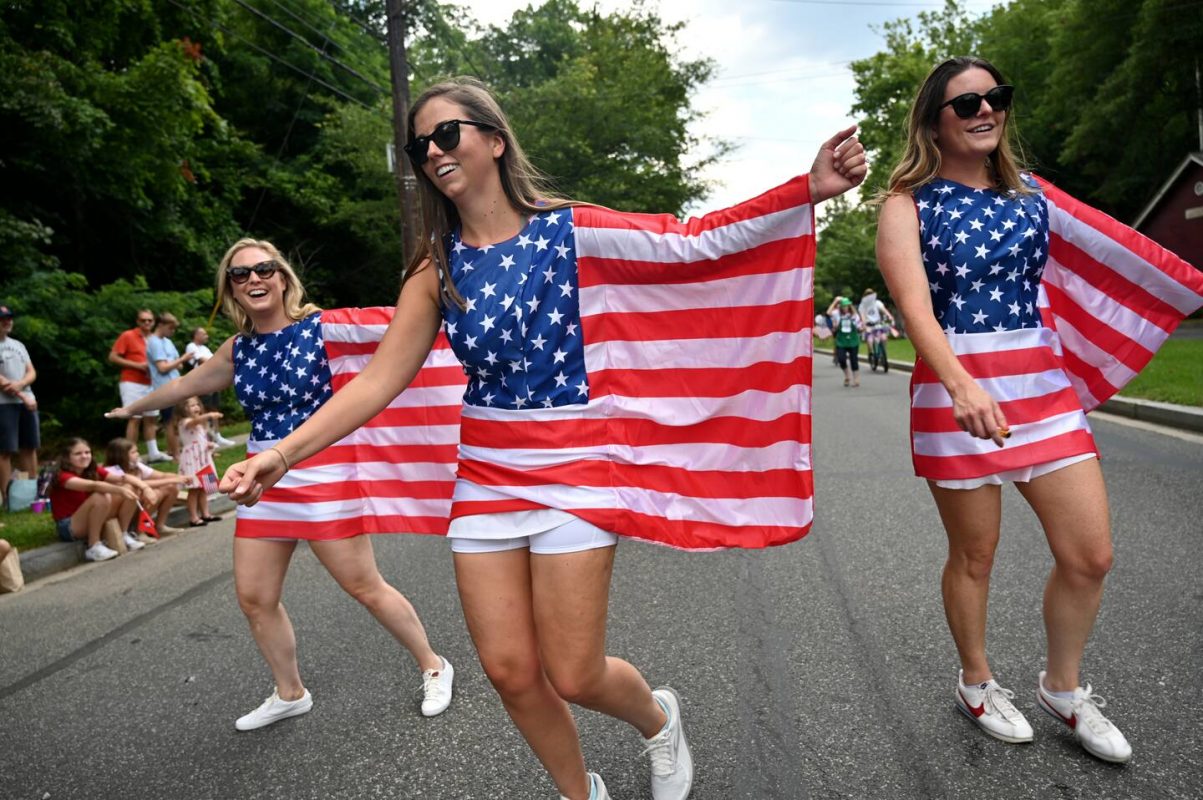 On July 4th thousands in D.C. celebrate a nearly normal Independence Day