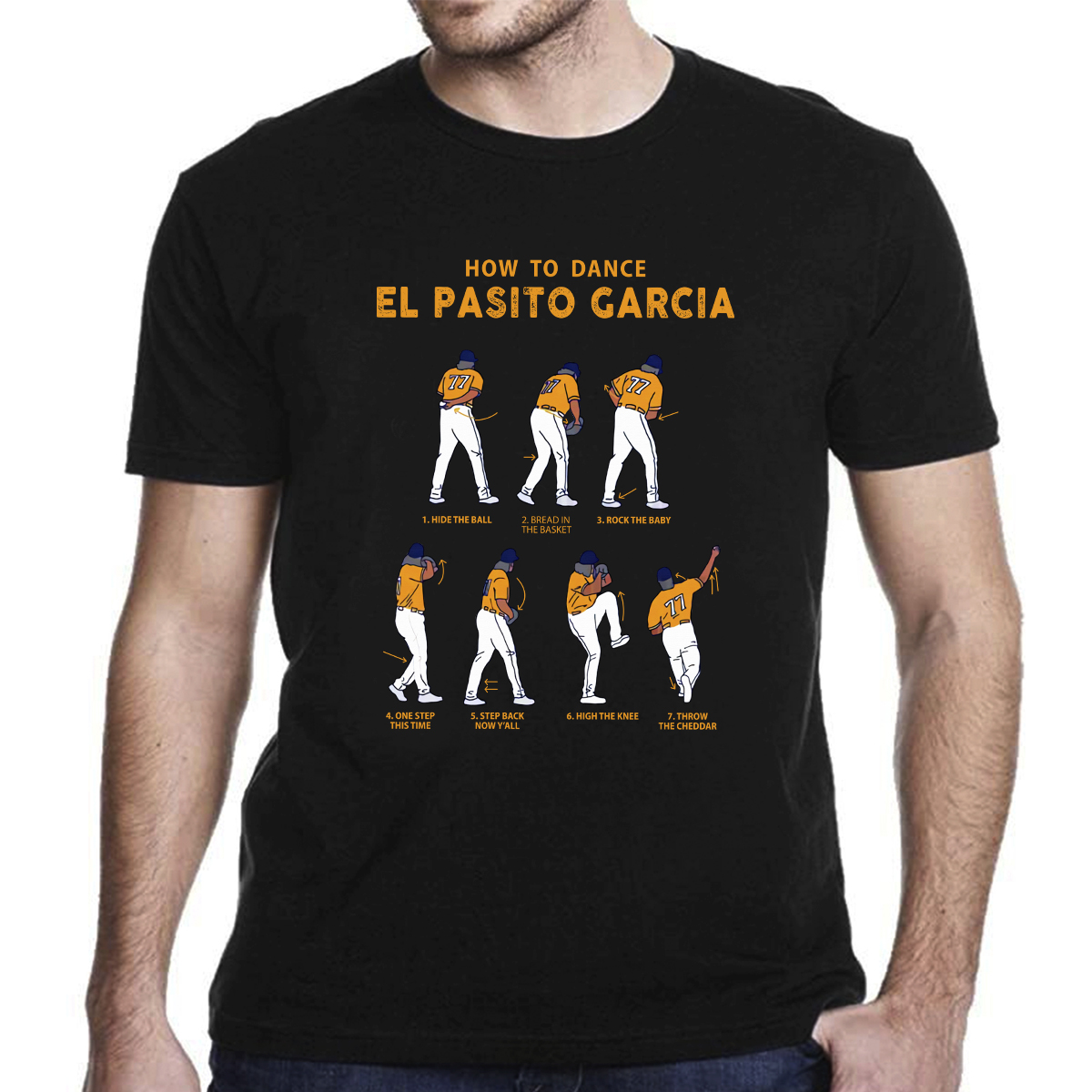 how to dance El Pasito Garcia shirts