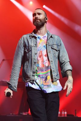Adam Levine Looks Pissed As Fan RushesStage To Hug Him During Live Maroon 5Show