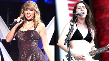 Taylor Swift Joins HAIM On Stage For Surprise Performance Of ‘Love Story’ In London