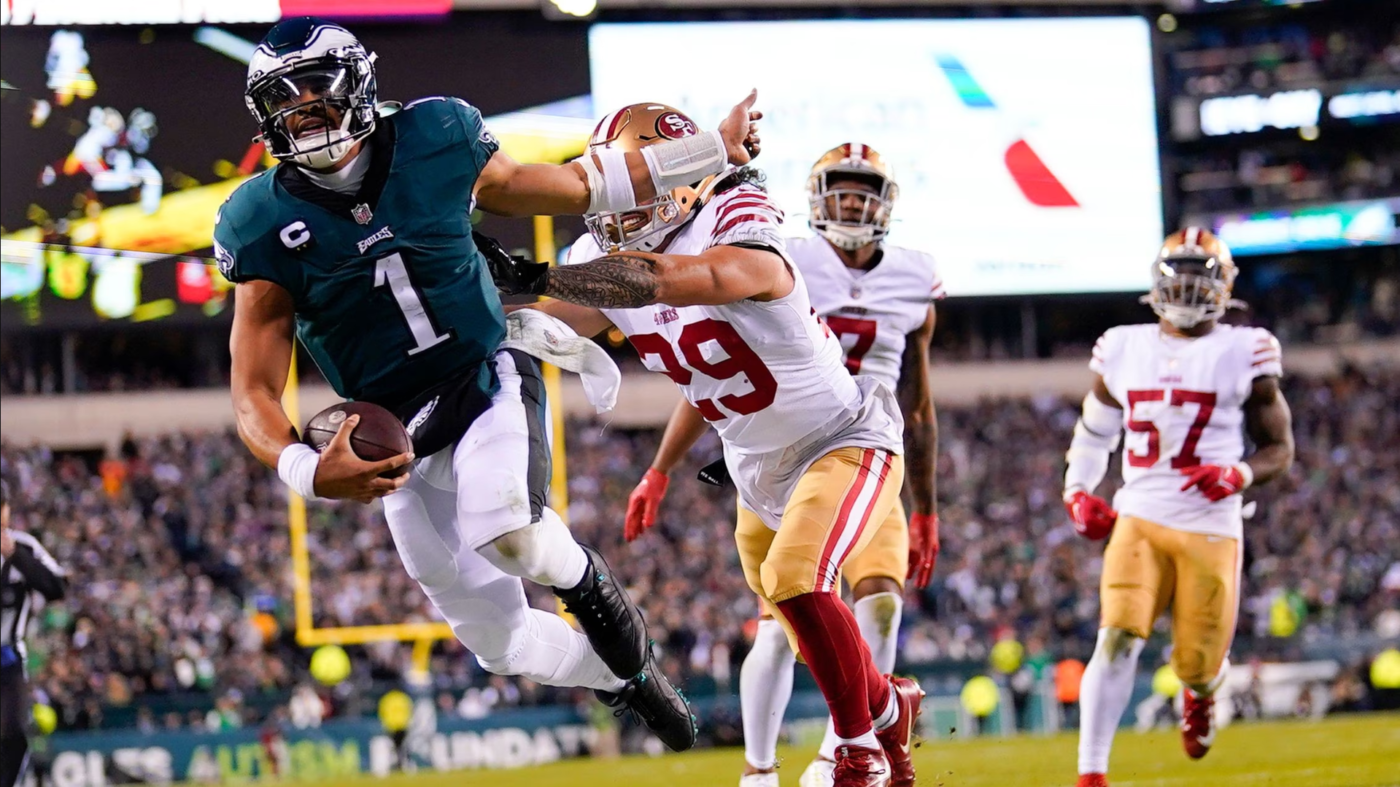 Eagles rout 49ers to win NFC championship advance to Super Bowl