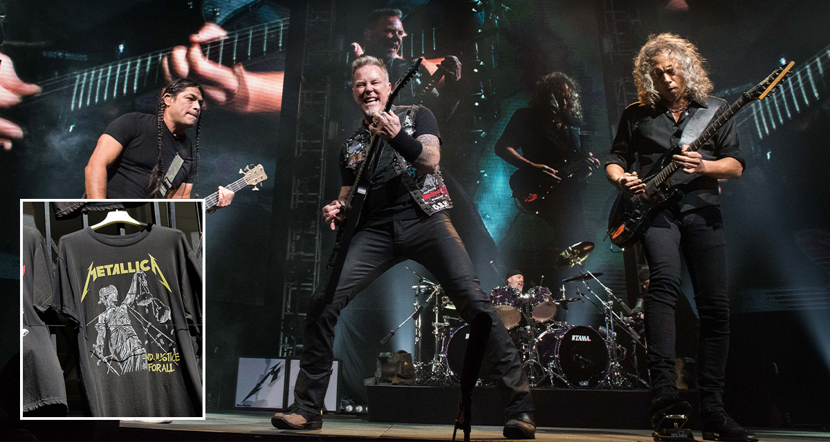 Metallica Sues Bootlegger for Printing Coolest Looking Metallica T-Shirt Made in Past 35 Years