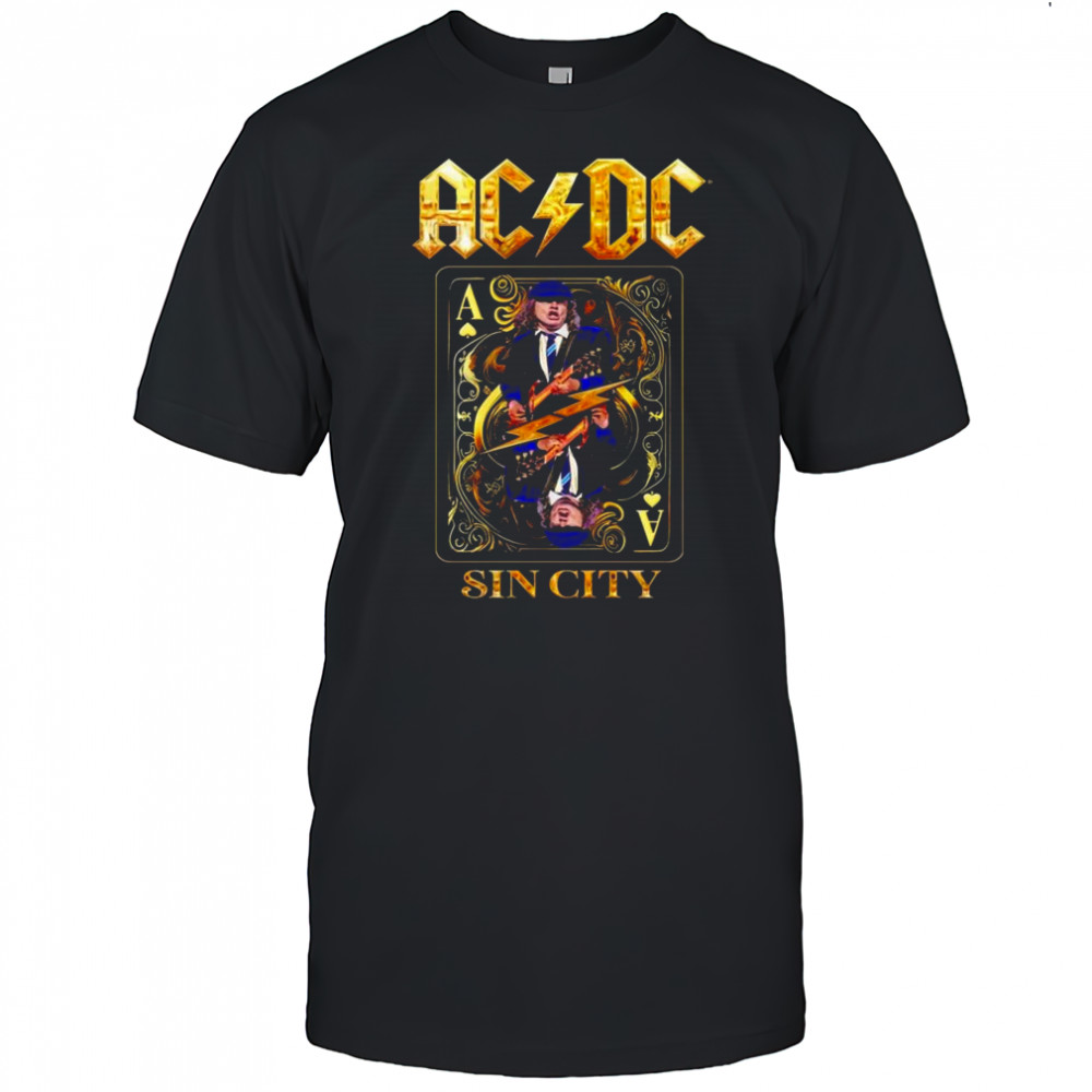 AC DC Las Vegas PWR UP Sin City Tour 2025 Shirt