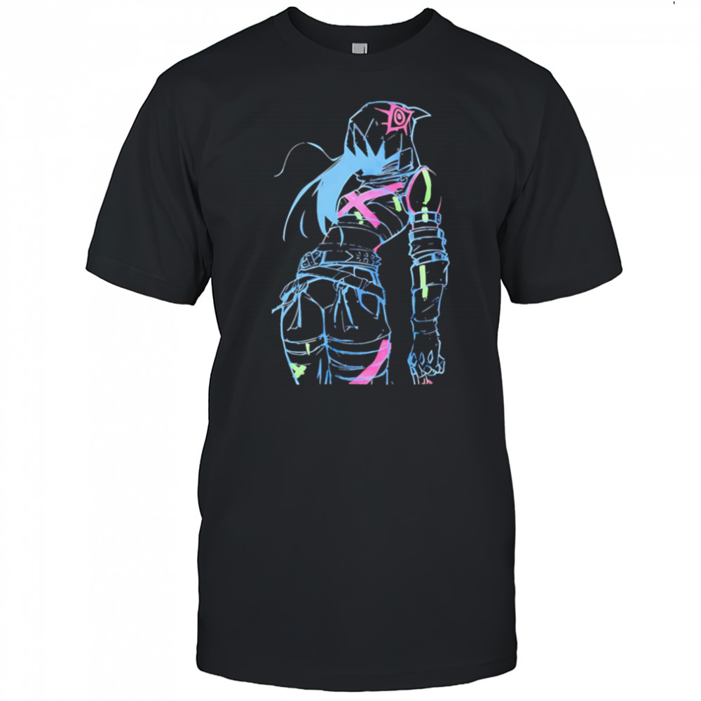 Arcane-inspired neon classic shirt