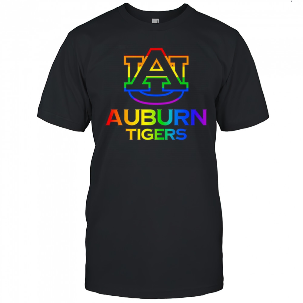 Auburn Tigers LGBT Pride logo shirt