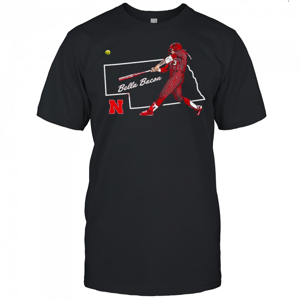 Bella Bacon Hometown Hero Nebraska Cornhuskers softball NCAA Division I 2025 t-shirt