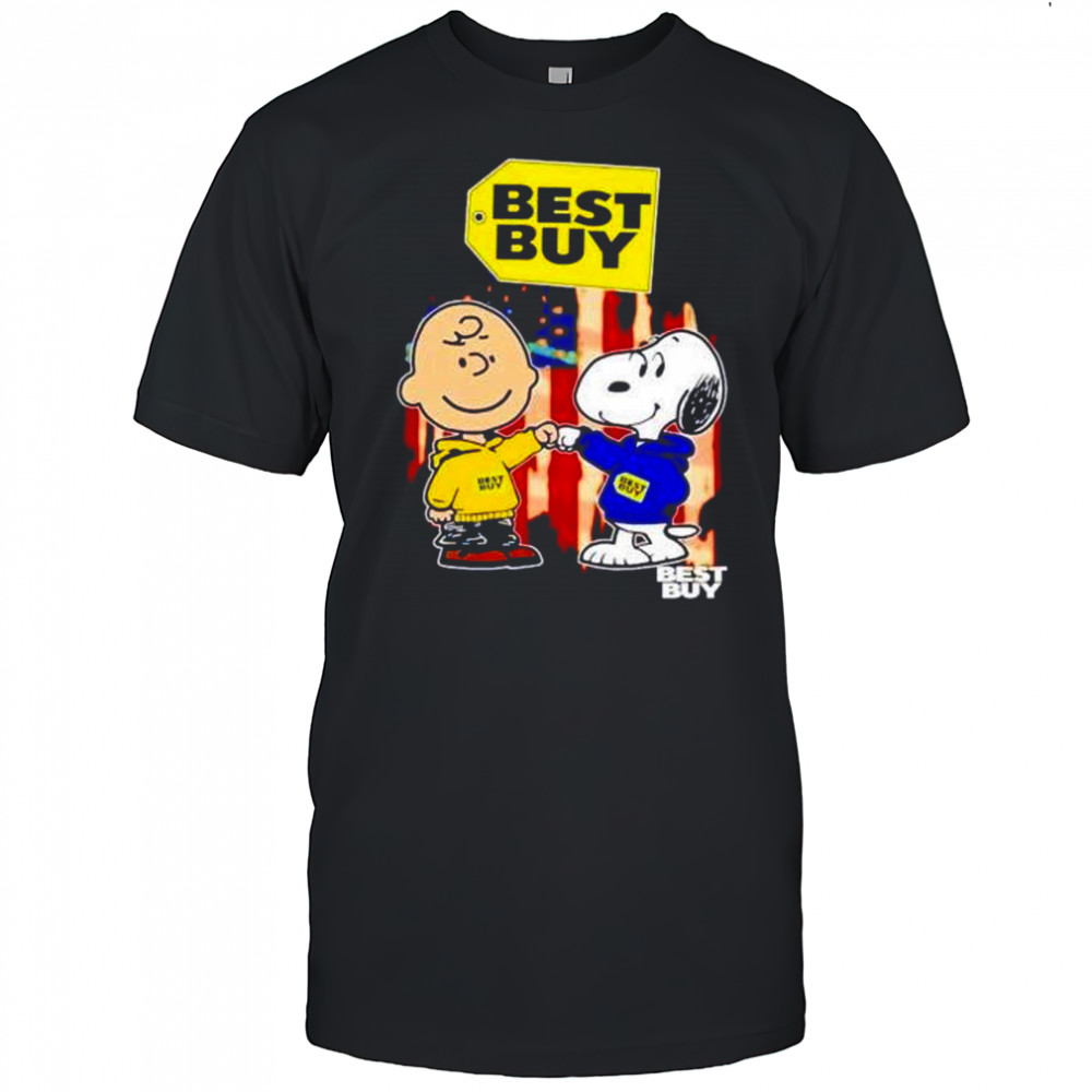 Best Buy Charlie Brown and Snoopy shirt