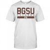 BGSU Falcons logo stripe shirt