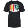 Boston rainbow paint colorful shirt