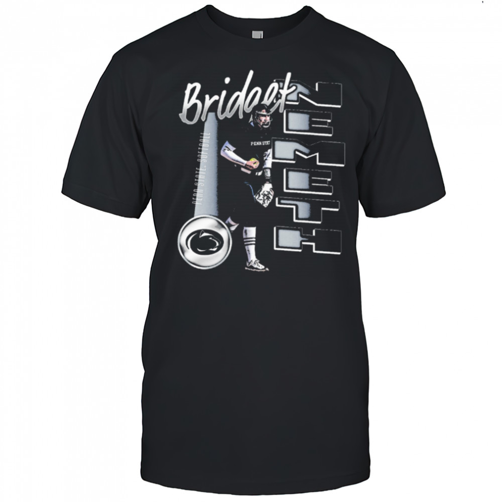 Bridget Nemeth Illustrated Penn State Nittany Lions Softball NCAA Division I t-shirt