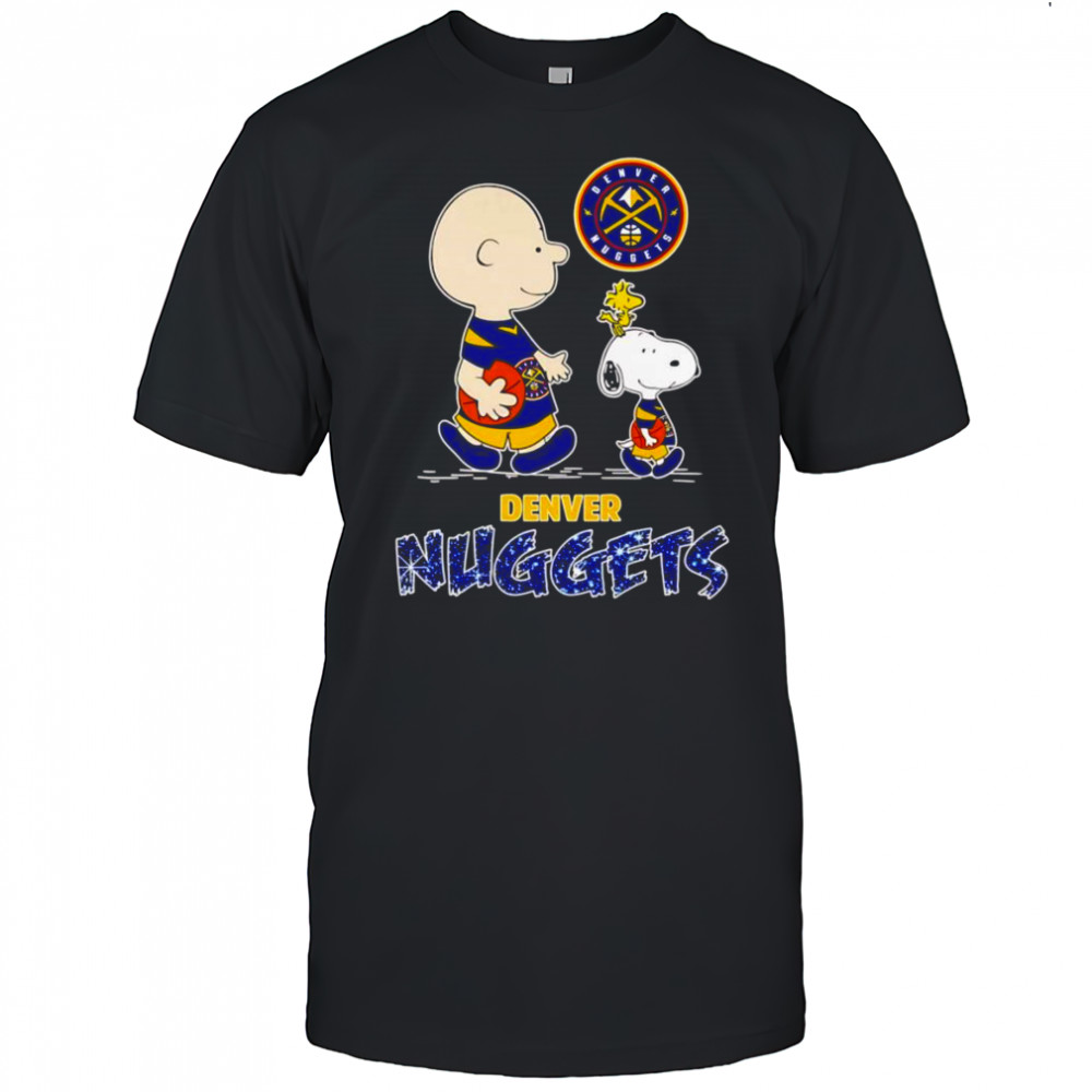 Charlie and Snoopy Denver Nuggets shirt