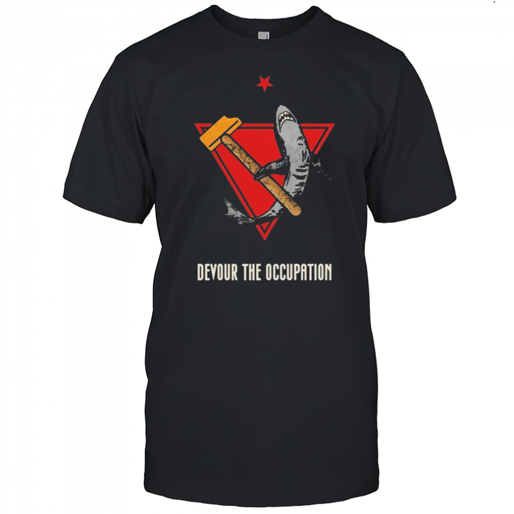 Devour The Occupation Shark T-shirt