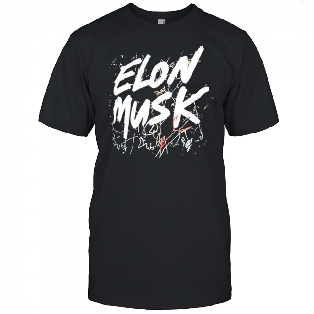 Elon Musk text scratchy 2025 t-shirt