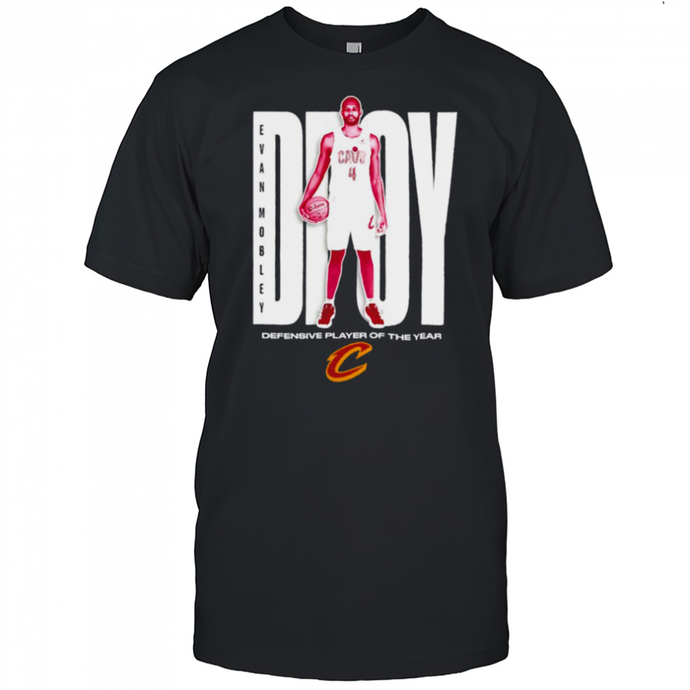 Evan Mobley Cleveland Cavaliers 2025 NBA Defensive Player of the Year shirt