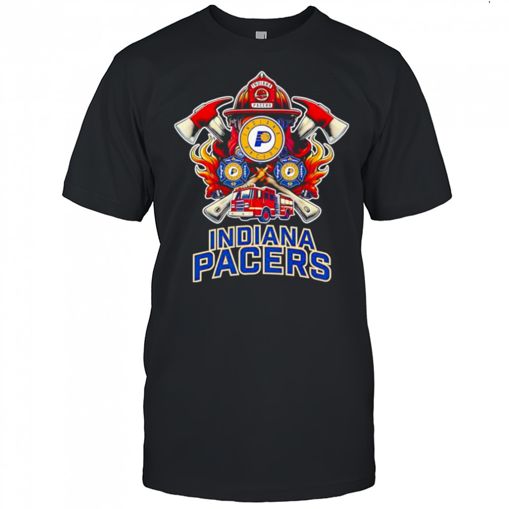 Firefighter Indiana Pacers shirt