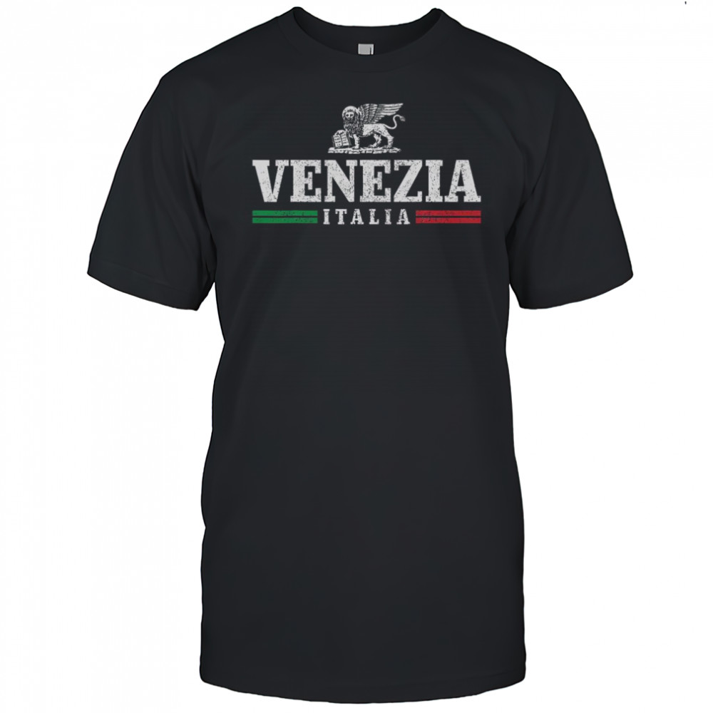 Good Venezia Italia Vintage Venice Italy Souvenir Italian Flag T-Shirt