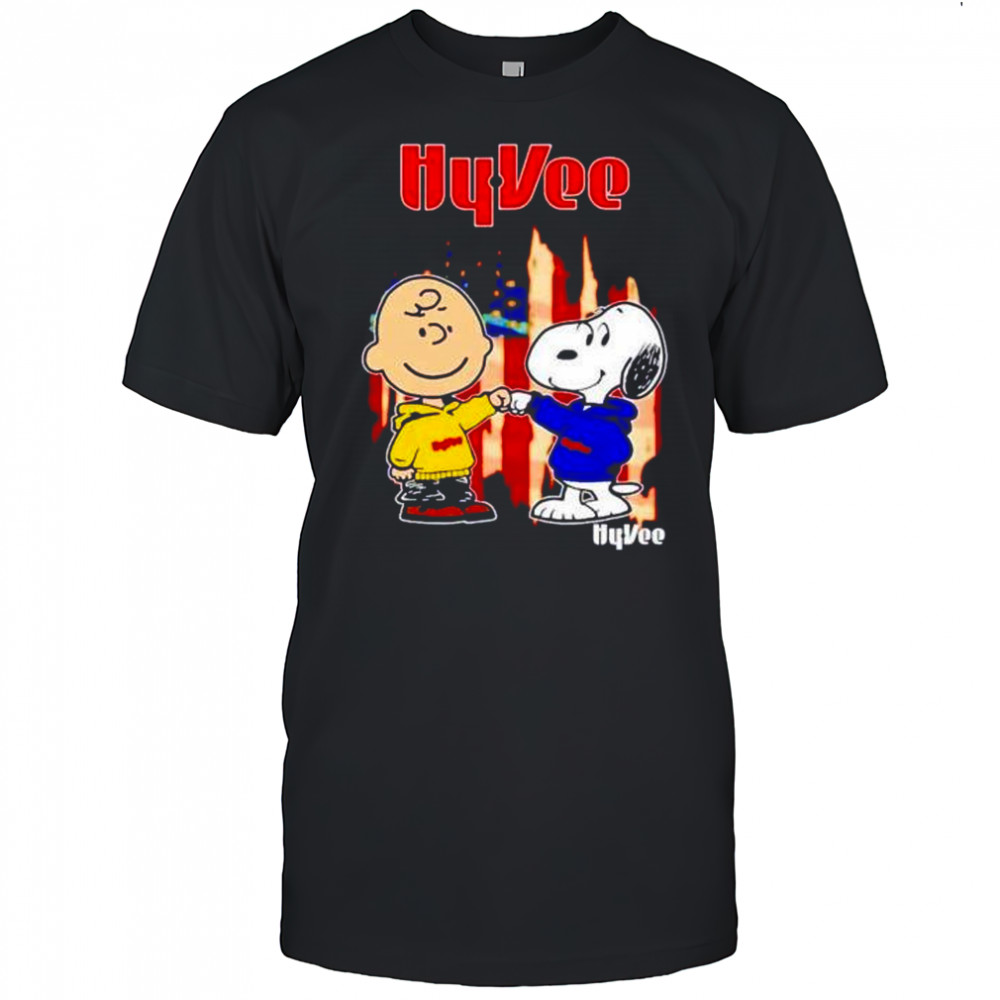 Hyvee Charlie Brown and Snoopy shirt