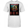 Iron Maiden Run For Your Lives World Tour 2025-26 June 12 Stockholm SE July 13 Padova IT July 15 Bremen DE Poster t-shirt