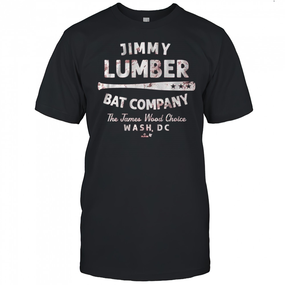 James Wood The Jimmy Lumber Bat Company The James Wood Choice Wash DC Vintage t-shirt