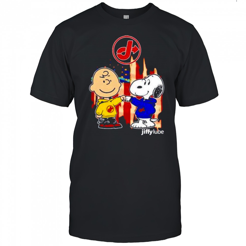 Jiffy Lube Charlie Brown and Snoopy shirt
