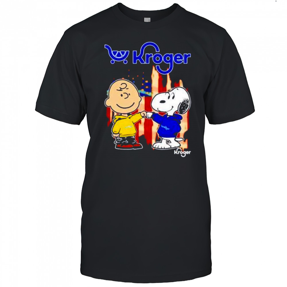 Kroger Charlie Brown and Snoopy shirt