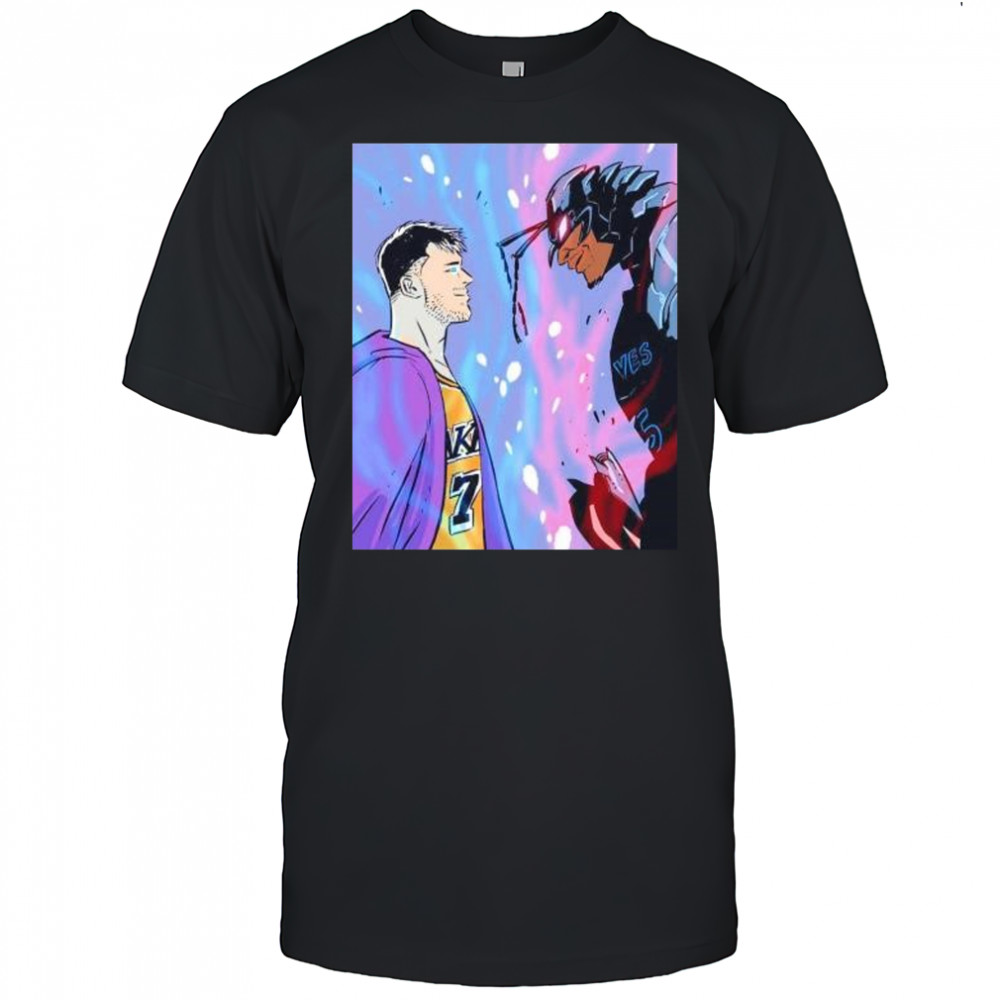 Luka Doncic vs Anthony Edwards x Solo Leveling shirt