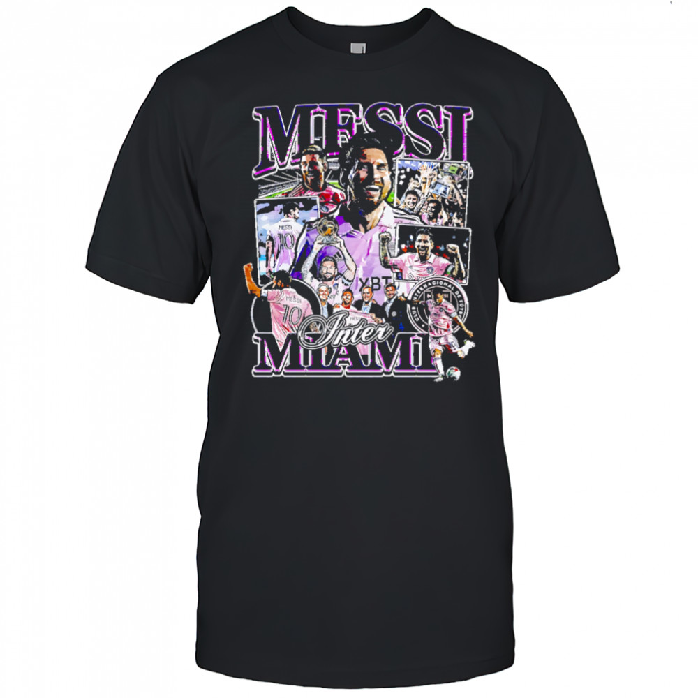Messi Inter Miami Graphic Retro shirt