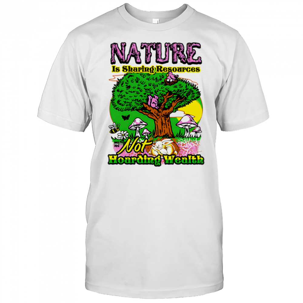 Nature is sharing ivory shirt