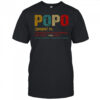 Official Popo Another Term For Grandfather Only Cooler Retro Vintage T-Shirt