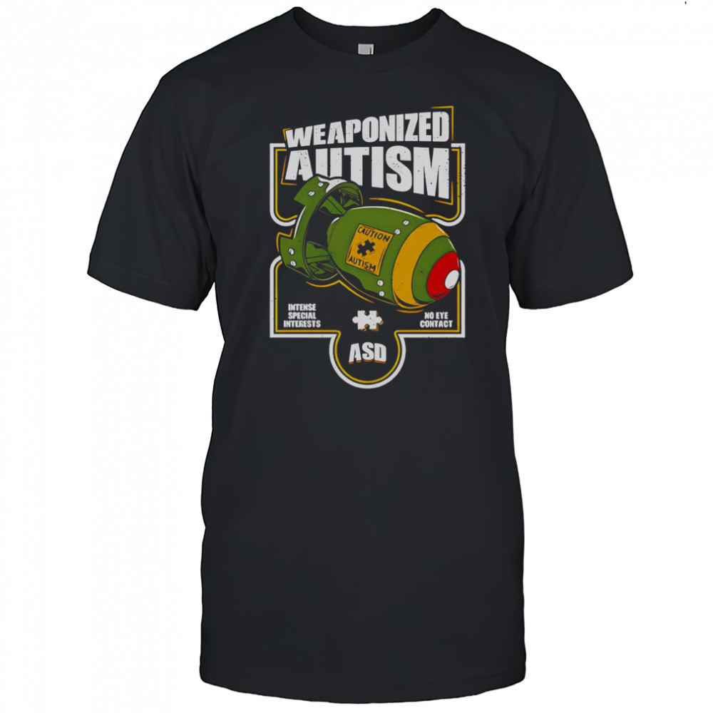 Official Weaponized Autism Military T-Shirt