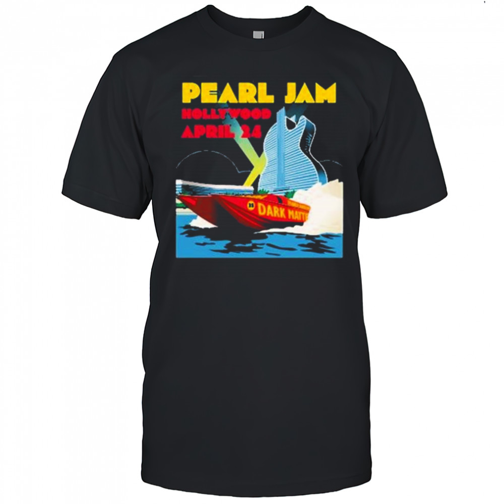 Pearl Jam Hollywood April 24 2025 Florida Dead Pioneers Hard Rock Live t-shirt