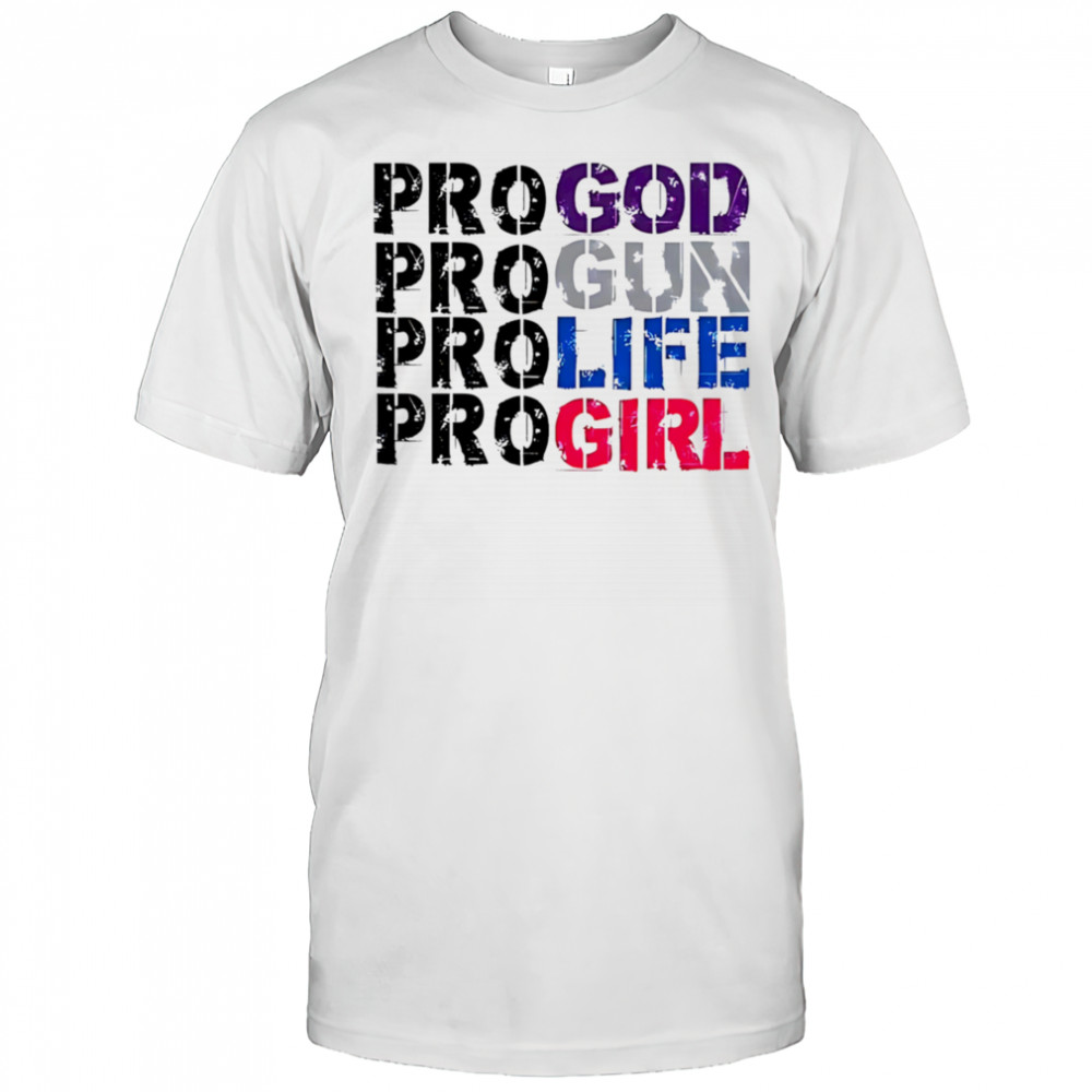 Progold Progun Profile Progirl shirt