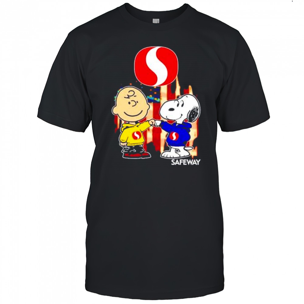 Safeway Charlie Brown and Snoopy shirt