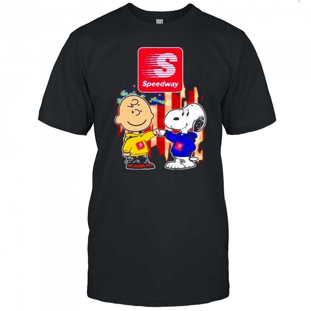 Speedway Charlie Brown and Snoopy shirt