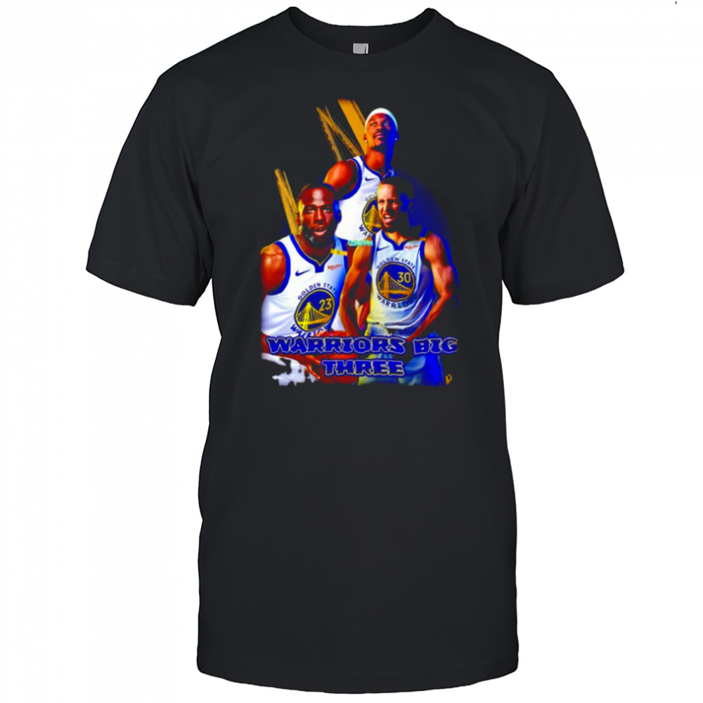 Stephen Curry Draymond Green and Jimmy Butler Golden State Warriors big three shirt