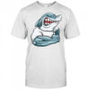 Strong shark gym shirt